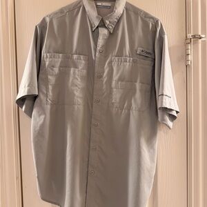 Columbia Tamiami Short Sleeve Button Up Fishing Shirt